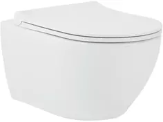 Унитаз подвесной beWash Bogen 88303601 безободковый, с функцией биде, с сиденьем микролифт, белый