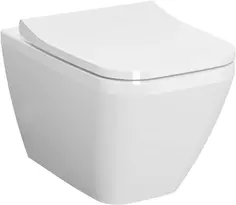 Унитаз подвесной VitrA Integra Square 7082B003-0075 безободковый, белый