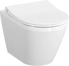 Унитаз подвесной VitrA Integra Round 7041B003-0075 безободковый, белый