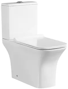 Унитаз-компакт безободковый с сиденьем микролифт SantiLine SL-5023