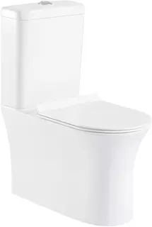 Чаша напольного безободкового унитаза BelBagno Ancona BB1224CPR-P