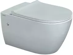 Унитаз подвесной Berges Mascon 082128 безободковый, с сиденьем микролифт, белый