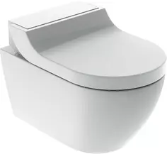 Унитаз подвесной Geberit AquaClean Tuma Classic 146.094.11.1 безободковый, с функцией биде, альпийский белый