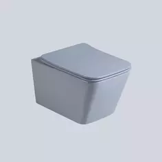 Унитаз подвесной Vincea Q-Line VT1-12MO безободковый, с сиденьем микролифт, океан матовый
