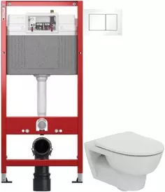 Комплект подвесной унитаз Ideal Standard Esedra T365701 + система инсталляции Tece 9400413