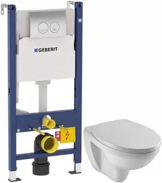Комплект подвесной унитаз Jacob Delafon Patio EDV102-00 + E70021-00 + система инсталляции Geberit 458.124.21.1