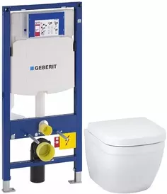 Комплект подвесной унитаз Grohe Euro Ceramic 39206000 + 39330001 + система инсталляции Geberit 111.300.00.5