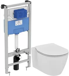 Комплект подвесной унитаз E047901 + E772401 + система инсталляции R020467 Ideal Standard Prosys Connect AquaBlade E211601