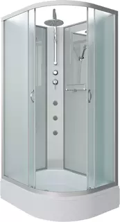 Душевая кабина 130x90x240 см Niagara NG-33394-14LBKTG матовое