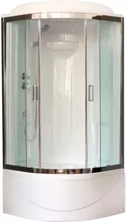 Душевая кабина 90x90x217 см Royal Bath RB90BK1-T-CH прозрачное