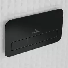 Смывная клавиша Villeroy & Boch ViConnect 200G черный глянец 922400RB