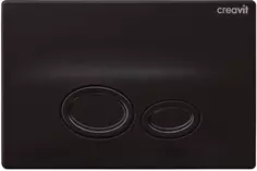 Смывная клавиша черный глянец Creavit Drop GP200202