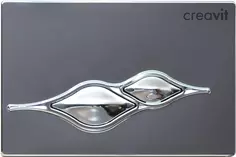 Смывная клавиша глянцевый хром Creavit Ufo GP100400