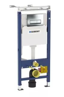 Монтажный элемент для подвесного унитаза, H112, клавиша Delta51,12 см (UP100) Geberit Duofix 458.125.21.1
