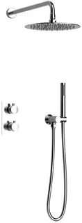 Душевой комплект 250 мм AltroBagno Unione 040407 Cr