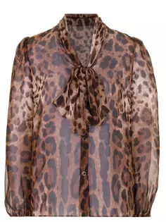 Блуза шелковая Dolce & Gabbana