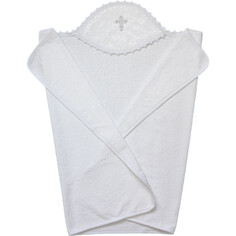 Крестильная одежда Золотой Гусь Крестильное полотенце с капюшоном 100х75