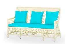 Софа 3-х местная LEGEND белая Aiko