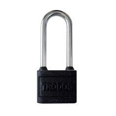 Замок навесной Trodos, ВС-HG45-60L, 210 246, блистер, цилиндровый, черный, 3 ключа