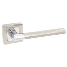 Ручка дверная Code Deco, H-22092-A-NIS/CR, 27212, матовый никель/хром, алюминий
