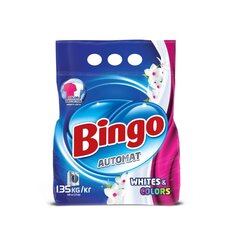 Стиральный порошок Bingo, 1.35 кг, автомат, универсальный, для белого и цветного белья