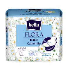 Прокладки женские Bella, Flora Camomile, 10 шт, с экстрактом ромашки, BE-012-RW10-099