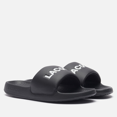 Мужские сланцы Lacoste Serve Slide 1.0, цвет чёрный