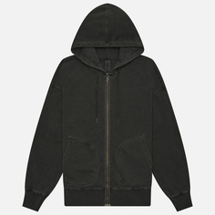 Мужская толстовка FrizmWORKS OG Pigment Dyeing Hoodie Zip Up Parka, цвет серый