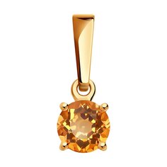 Подвеска SOKOLOV из золота с топазом
