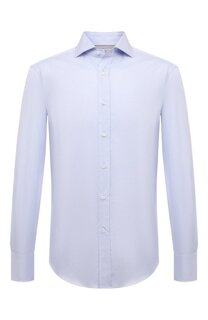 Хлопковая сорочка Brunello Cucinelli