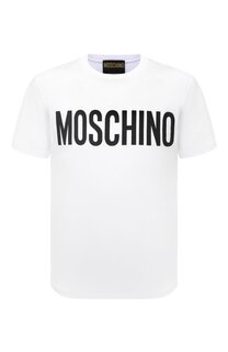 Хлопковая футболка Moschino