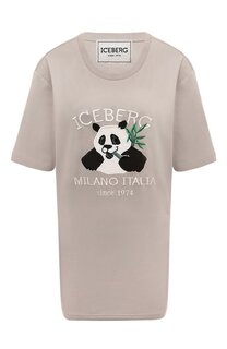 Хлопковая футболка Iceberg