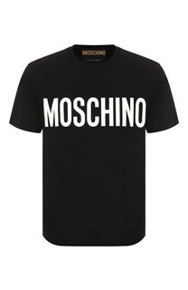 Хлопковая футболка Moschino