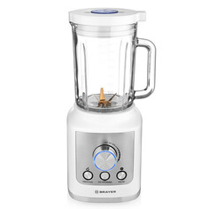 Блендеры блендер BRAYER BR1200WH 1800Вт чаша 1,8л стекло белый