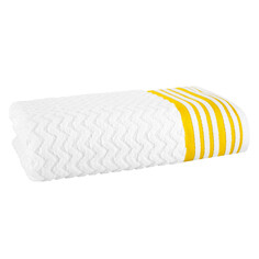 Полотенца полотенце махр. TAC Line 70х140см бело-желтое, арт.2787-21407