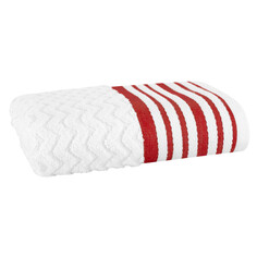 Полотенца полотенце махр. TAC Line 50х90см бело-красное, арт.2786-21402