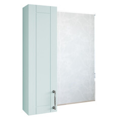Шкафы навесные для ванной шкаф зеркальный SANFLOR Глория L 65см серый