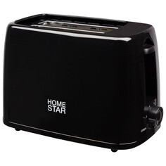 Тостеры тостер HOMESTAR HS-1015 650Вт 6 режимов черный