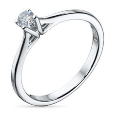 Кольцо из серебра э0612кц11154200_white ЭПЛ Даймонд