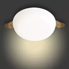 Светильник точечный светодиодный встраиваемый Apeyron под отверстие 5.5-10.5 мм 5 м² теплый белый свет цвет белый