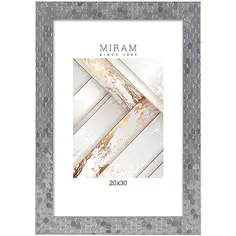 Рамка Мирам 20x30 см пластик цвет серебро Без бренда