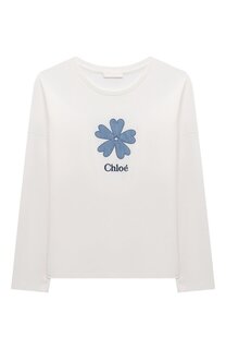 Хлопковый лонгслив Chloé Chloe