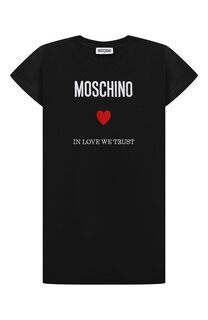 Хлопковое платье Moschino