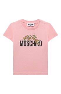 Хлопковая футболка Moschino