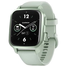 Умные часы Garmin Venu Sq 2 Metallic Mint Aluminum Bezel with Cool Mint Case and Silicone Band 010-02701-02