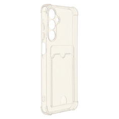 Чехол Zibelino для Samsung Galaxy A25 5G Silicone Card Holder защита камеры Transparent ZSCH-SAM-A256-CAM-TRN