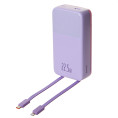 Внешний аккумулятор Baseus Power Bank OS Comet Series Dual-Cable Digital 20000mAh 22.5W Purple PPMD020105