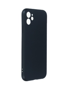 Чехол DF для APPLE iPhone 11 Silicone Black xiCase-35