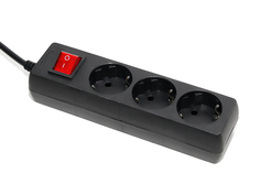 Сетевой фильтр 5bites 3 Sockets 1.8m Black SP3-B-18E