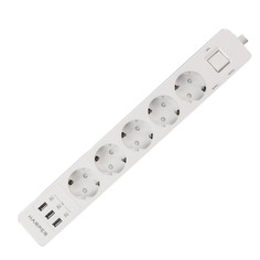 Сетевой фильтр Harper UCH-550 5 Sockets 3xUSB 5m White